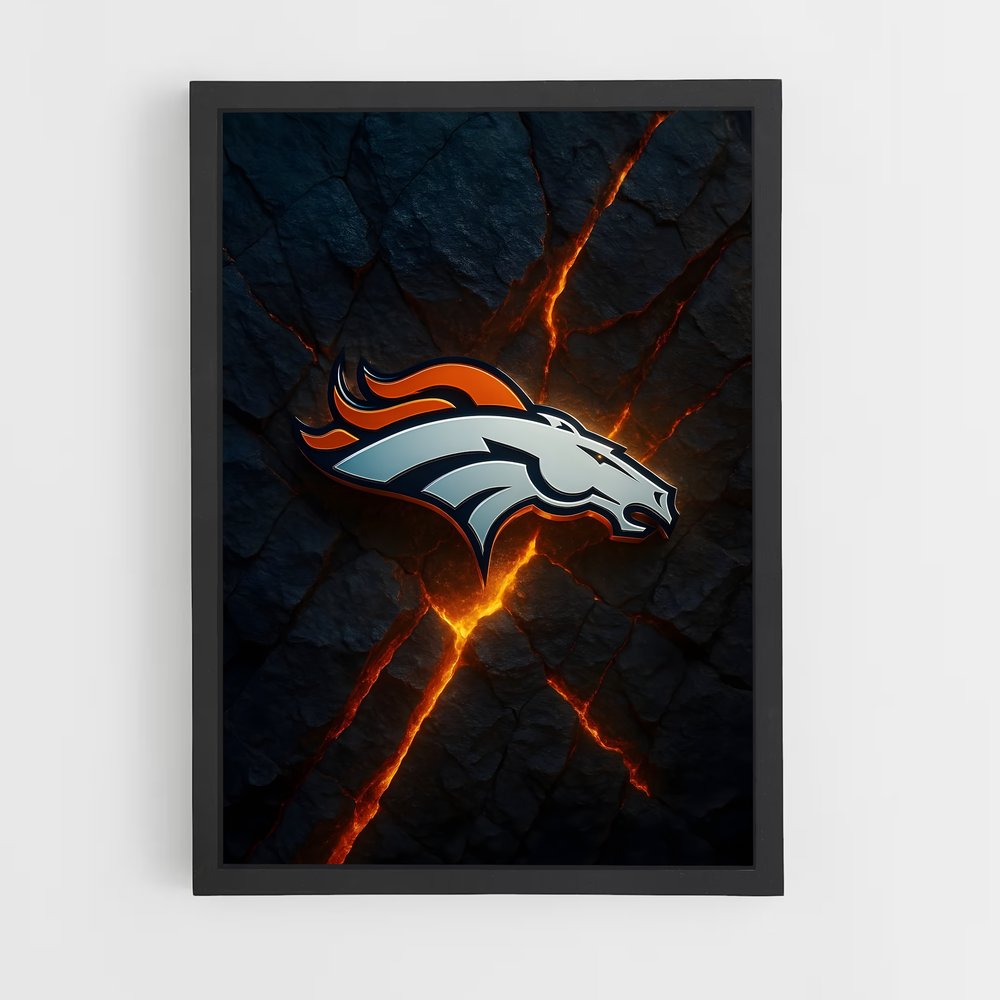 Poster Denver broncos (vue 2)